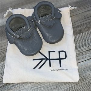 Freshly Picked slate moccs